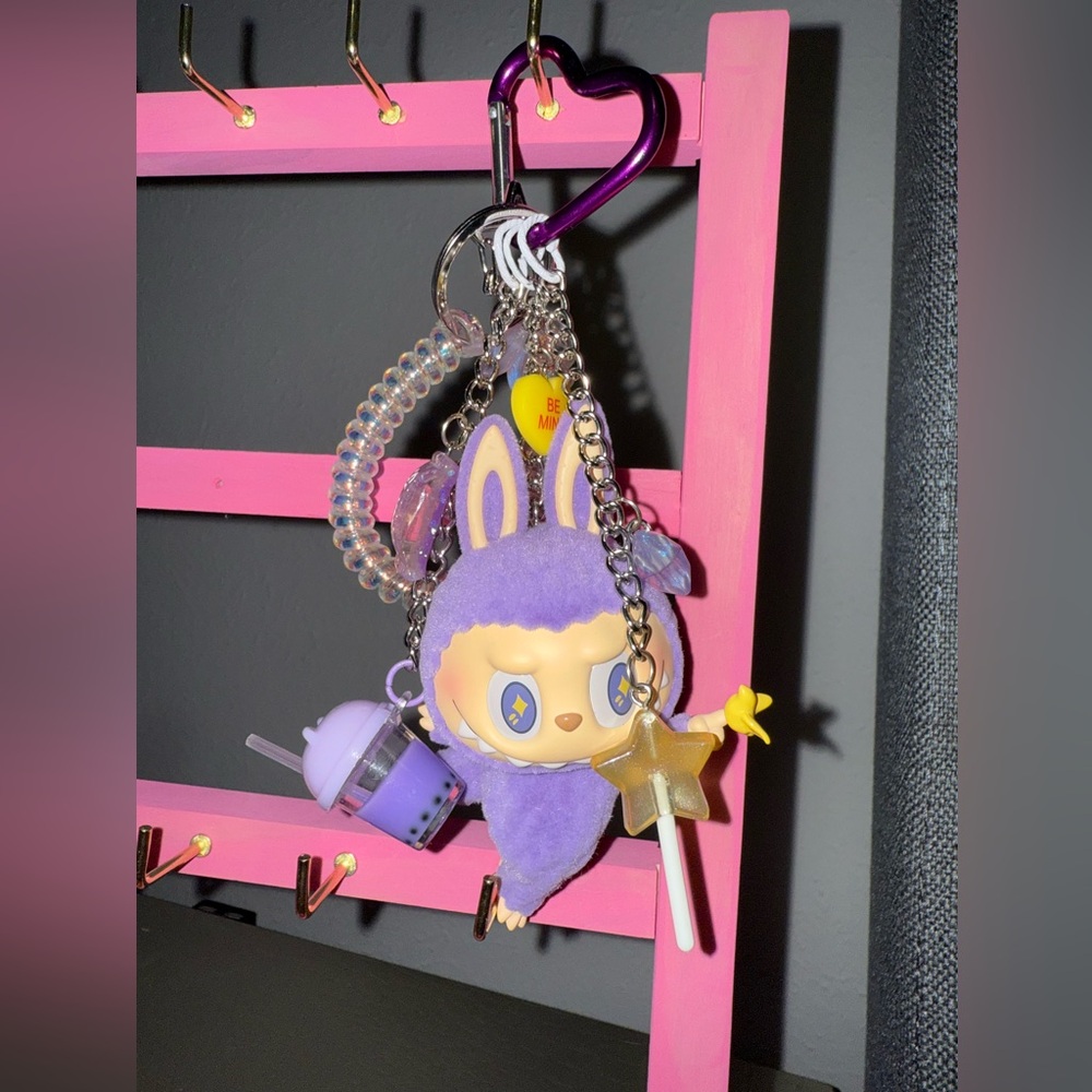 Labubu keychain bag